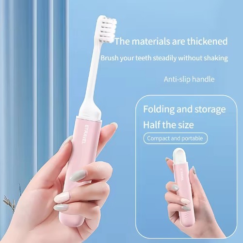 Travel Toothbrush - Foldable Toothbrush - Portable Travel Toothbrush