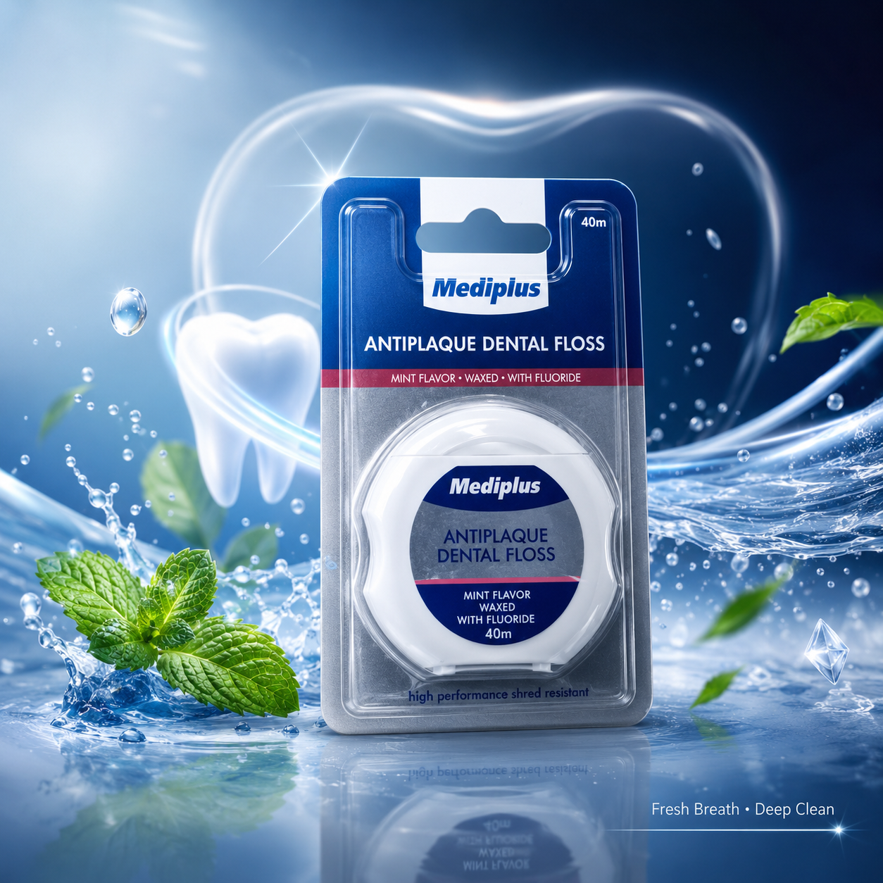 Mediplus Dental Floss Fluoride (40gm)